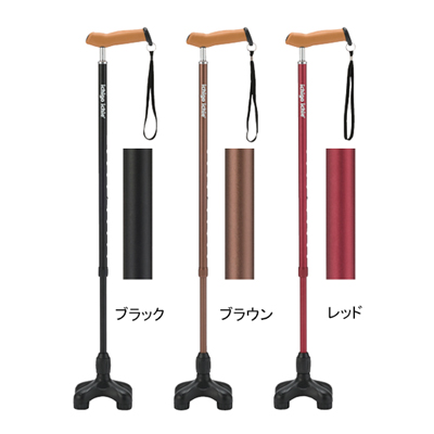 多点杖 Calmo+ カルモクワド CLM-G4 マキテック 4点杖 伸縮式 多点支持