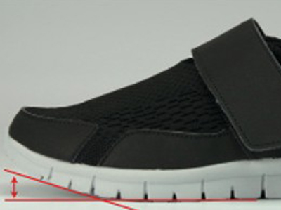 屋外用介護靴 SaiSai ストレッチニットシューズW750 外反母趾･むくみ対策 マリアンヌ ケアシューズ 両足販売の説明