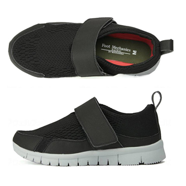 屋外用介護靴 SaiSai ストレッチニットシューズW750 外反母趾･むくみ対策 マリアンヌ ケアシューズ 両足販売　ブラック