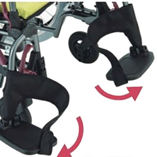 【非課税】Modern C-style 自走介助兼用車椅子 《中･高床》KMD-C22-40(38･42)-M(H/SH) スイングイン･アウト式 モダンシリーズC(多機能+) カワムラサイクルの説明
