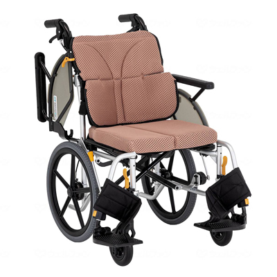 【非課税】ネクストコア2 マルチ NEXT2-41B 介助用車椅子 はねあげ&スイングアウト ノーパンクタイヤ　オークル