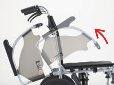 【非課税】介助式車椅子 カルッタ CRT-SG-10 座面高モジュール ウイング･スイングアウト 軽量車いす MIKIの説明