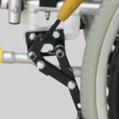 【非課税】アルミ製 自走式車イス WE-K1 ノーパンクタイヤ スタンダードモデル 施設向きの説明