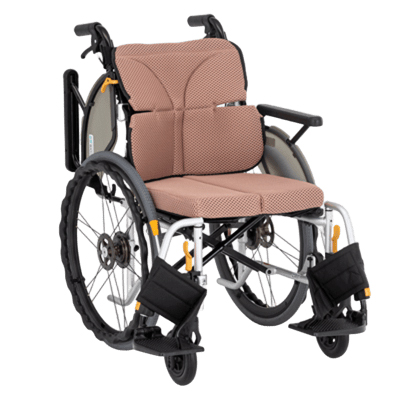 【非課税】ネクストコアⅡ マルチ NEXT2-31B 自走用車いす 介助兼用 ノーパンクタイヤ　オークル