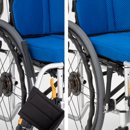 【非課税】ネクストコアⅡ マルチ NEXT2-31BE 自走用車いす 介助兼用 伸縮式ブレーキ仕様の説明