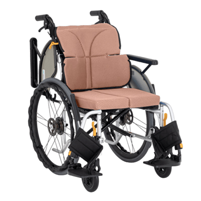 【非課税】ネクストコアⅡ マルチ NEXT2-31BE 自走用車いす 介助兼用 伸縮式ブレーキ仕様　オークル