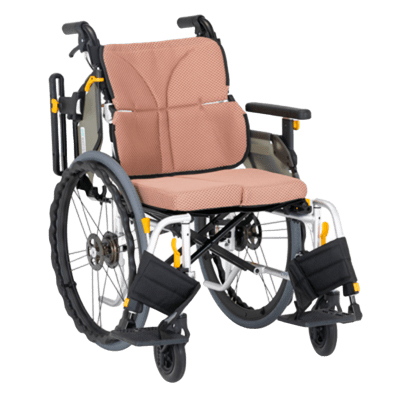 【非課税】ネクストコアⅡ アジャスト NEXT2-51B 自走用車椅子 介助兼用 モジュールタイプ ノーパンクタイヤ　オークル