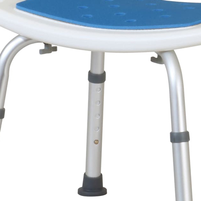 シャワーチェア 背付き WG-53 高さ調整可の説明