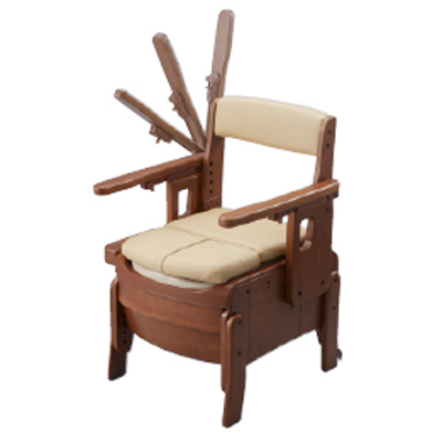 安寿 家具調トイレ セレクトR 自動ラップ2 はねあげタイプ 標準・ソフト・暖房の説明