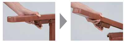 安寿 家具調トイレ セレクトR 自動ラップ2 はねあげタイプ 標準・ソフト・暖房の説明