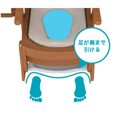 安寿 家具調トイレ セレクトR 自動ラップ2 はねあげタイプ 標準・ソフト・暖房の説明