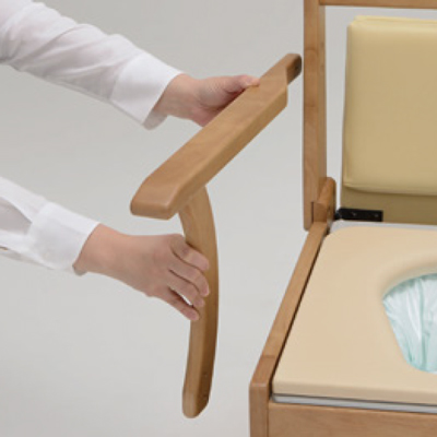 介護用自動ラップ式トイレ ラップポン・ブリオ2の説明