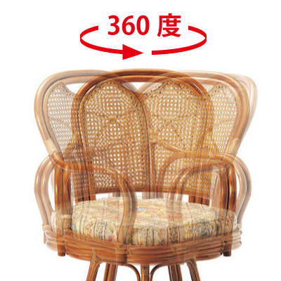 ラタン回転椅子 R-290S R-390S R-440S ラタンチェアの説明