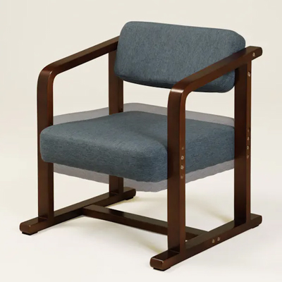 ちょこっとイス LC-11(BR/NV) 座椅子 ローチェアの説明