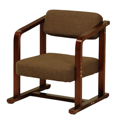 ちょこっとイス LC-11(BR/NV) 座椅子 ローチェア ブラウン