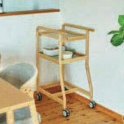 暮らし支えるワゴン RSP-KW1(BR/NA) 配膳ワゴン 滑り止め加工の説明