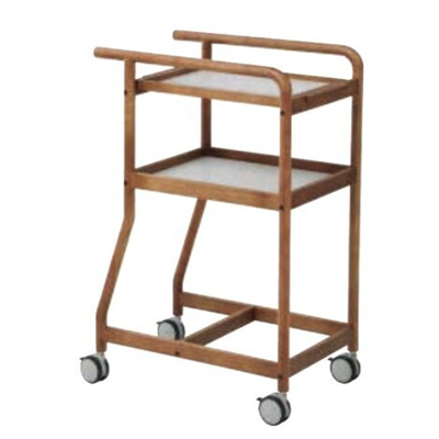 暮らし支えるワゴン RSP-KW1(BR/NA) 配膳ワゴン 滑り止め加工 ブラウン