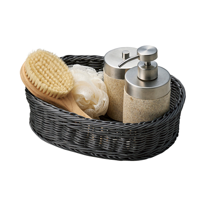 オーバルアメニティーバスケット K3P-023 K3P-024 抗菌 丸洗い可   の説明