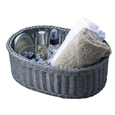 オーバルアメニティーバスケット K3P-023 K3P-024 抗菌 丸洗い可   の説明