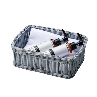 スクエアアメニティーバスケット K3P-025 K3P-026 抗菌 丸洗い可   の説明