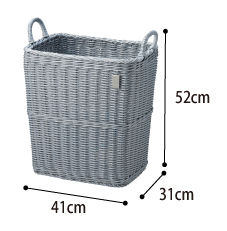 脱衣バスケット K3P-030 抗菌 丸洗い可   のサイズ