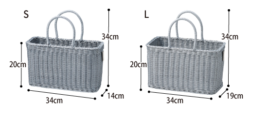 客室用湯かご K3P-033 K3P-037 抗菌 丸洗い可   のサイズ