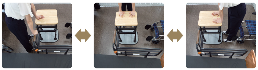 面タッチ・アイランド TM-700 面手すりの説明