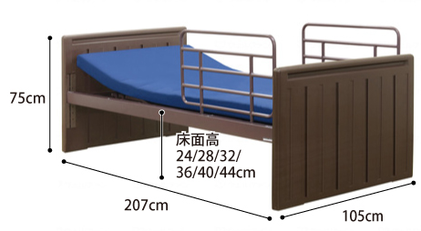 レンクル1モーター マットレス無しのサイズ