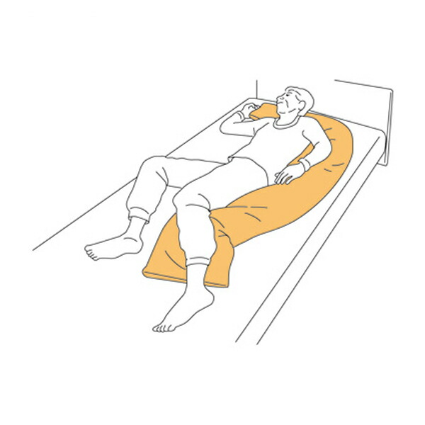 M-ableクッション《I型 MC-I》清拭タイプ使用例