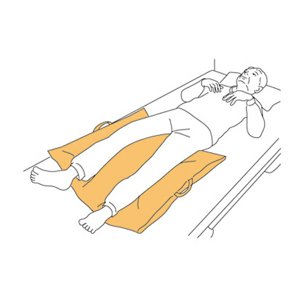 M-ableクッション《W型 MC-W》清拭タイプ使用例