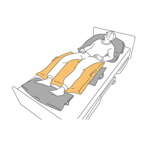 M-ableクッション《W型 MC-W》清拭タイプ使用例