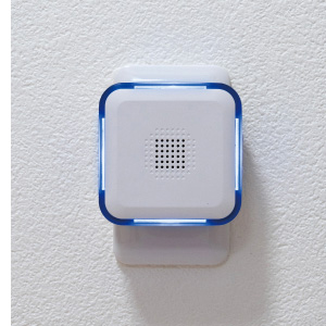 電池を使わないワイヤレスチャイムセット WC-S8061AC 防水押ボタン 配線不要 呼び出しベル