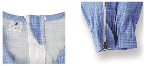 抗菌 介護つなぎ服(背開き) LLサイズの説明
