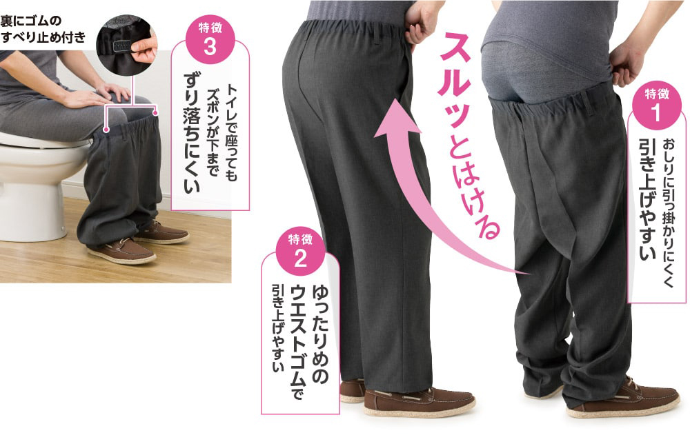 紳士 おしりスルッとカチオンパンツ 2枚セット 89592の説明