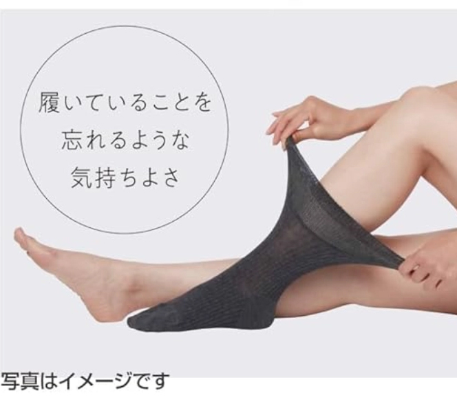 紳士はくらく鹿の子編みのび～る綿ソックス 靴下 4枚セット 24～28cmの説明