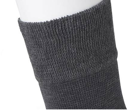  紳士はくらく鹿の子編みのび～る綿ソックス 靴下 4枚セット 24～28cmの説明