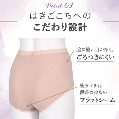 婦人用 フィットショーツ 6枚セット MP8591 ベージュセットの説明