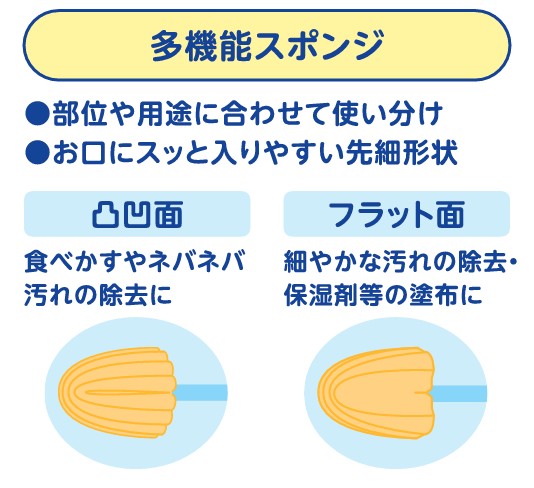 オーラルプラス口腔ケアスポンジ の説明