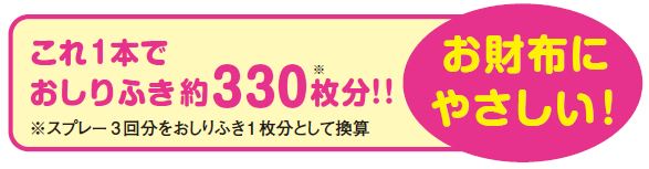 ラクラクおしりキレイミスト 1ケース(30個) 詰め替え 250ml おしり洗浄の説明