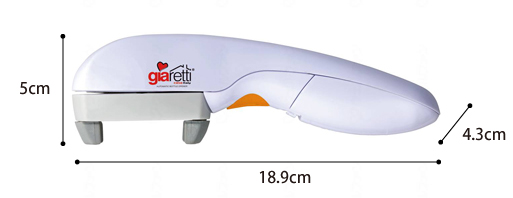 キャップオープナー 自動ペットボトルオープナー(GR-85K WH) アピデの サイズ