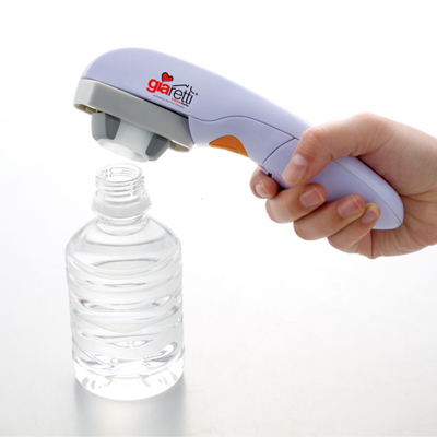 キャップオープナー 自動ペットボトルオープナー(GR-85K WH) アピデの説明