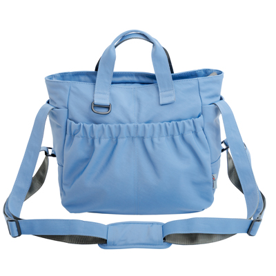 リュックライク コアルーバッグ 5WAY 大容量 撥水 A4収納可　グレーブルー