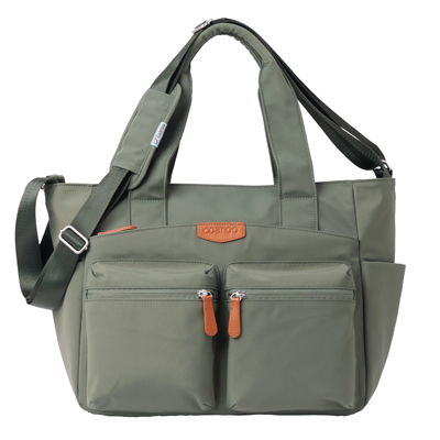 コアルー エバー L 5way 大容量 撥水 A4・PC収納可 訪問看護 ケアマネ 旅行バッグにもおすすめ　カーキ