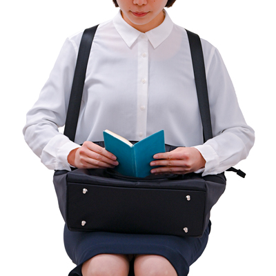 コアルー プライム 5way 大容量 撥水 A4・PC収納可 訪問看護 ケアマネ スタッフ向けリュックの説明