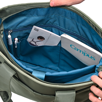 コアルー ウィンク 5way 大容量 撥水 A4・PC収納可 訪問看護 ケアマネ スタッフ向けリュックの説明