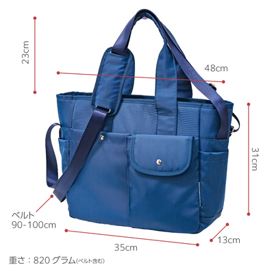 コアルー ウィンク 5way 大容量 撥水 A4・PC収納可 訪問看護 ケアマネ スタッフ向けリュックのサイズ