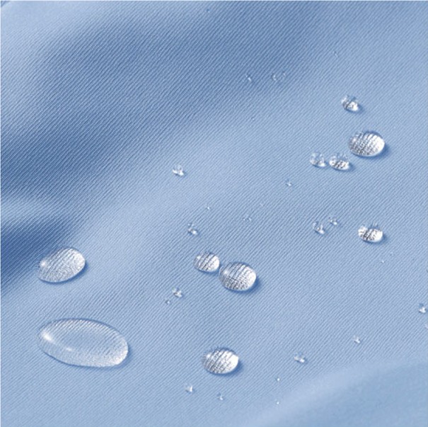 濡れない蒸れない 入浴介護ハーフパンツ フットマーク(403341) 防水･撥水仕様 入浴介助 介護施設スタッフ 訪問看護の説明