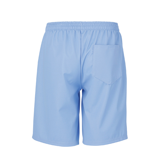 濡れない蒸れない 入浴介護ハーフパンツ フットマーク(403341) 防水･撥水仕様 入浴介助 介護施設スタッフ 訪問看護の説明