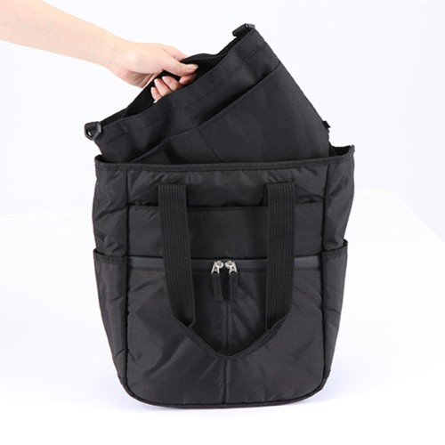 訪問バッグ 3WAYバッグインバッグ(404204) フットマーク ケアマネ･看護師･訪問介護看護スタッフ向けミニトート･ショルダーバッグの説明