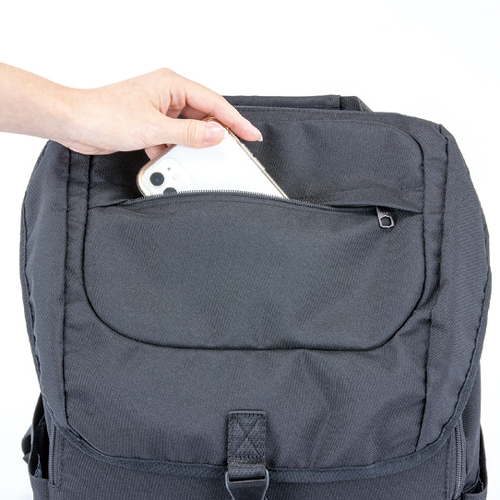 訪問バッグ 撥水 ワークリュック２(404203) フットマーク ケアマネ･看護師･訪問介護看護スタッフ向けリュックの説明